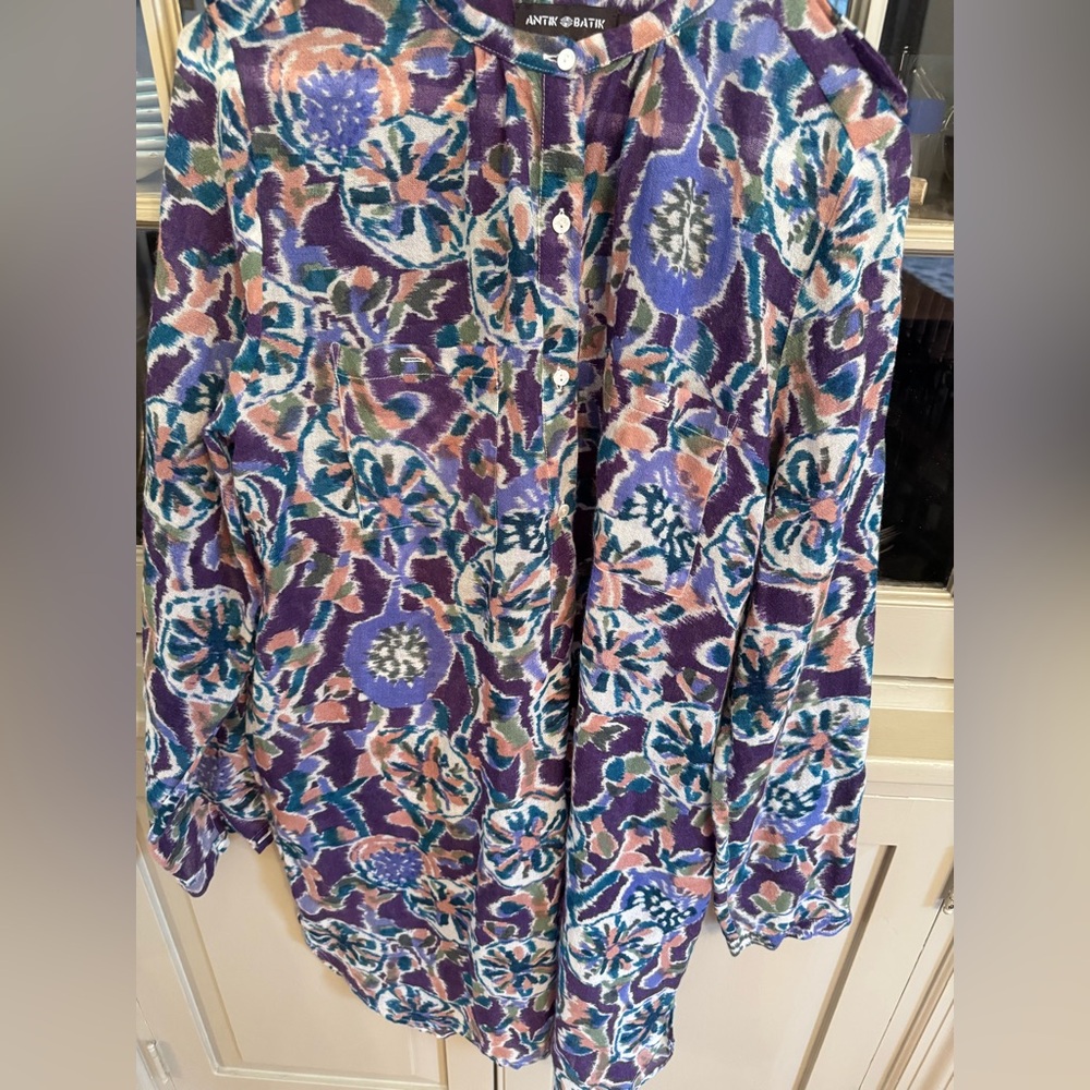 Antik Batik Multicolor Abstract Dress